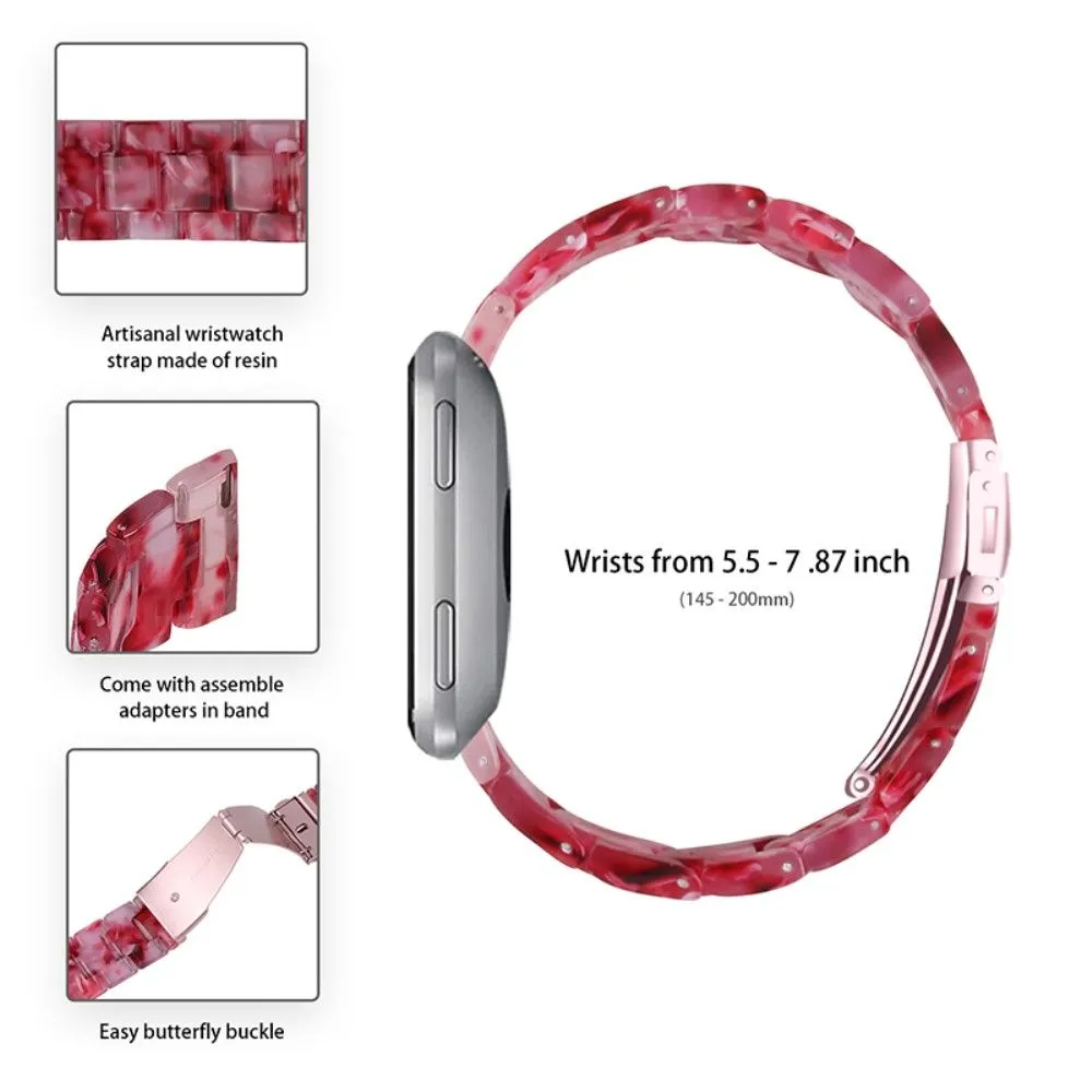 Fitbit Versa 2 / Versa Lite quick release resin watch strap - Peach