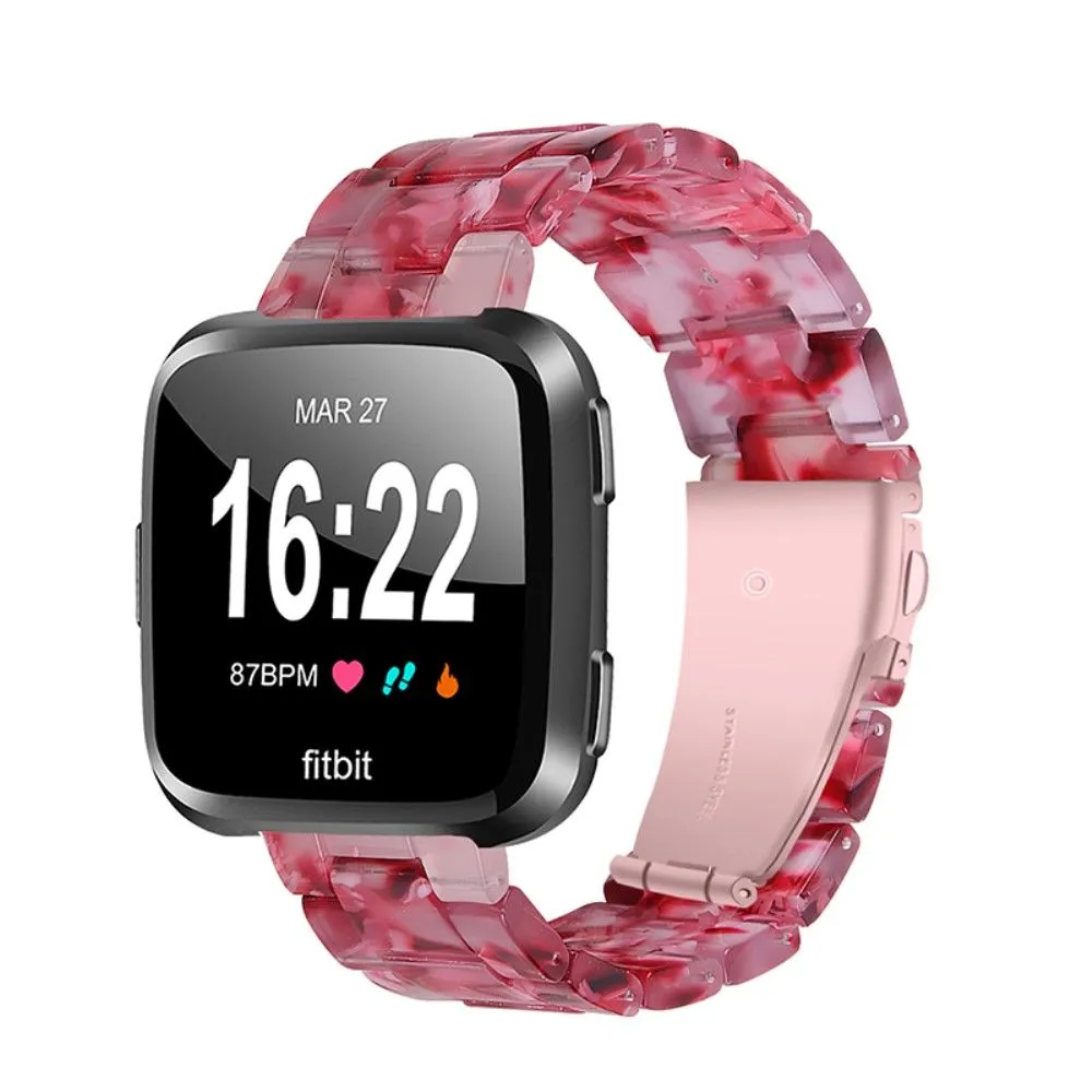 Fitbit Versa 2 / Versa Lite quick release resin watch strap - Peach