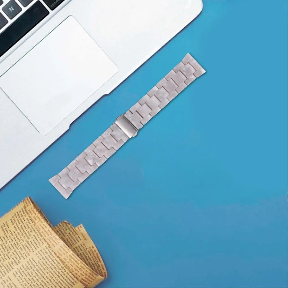 Fitbit Versa 2 / Versa Lite quick release resin watch strap - Pearl White
