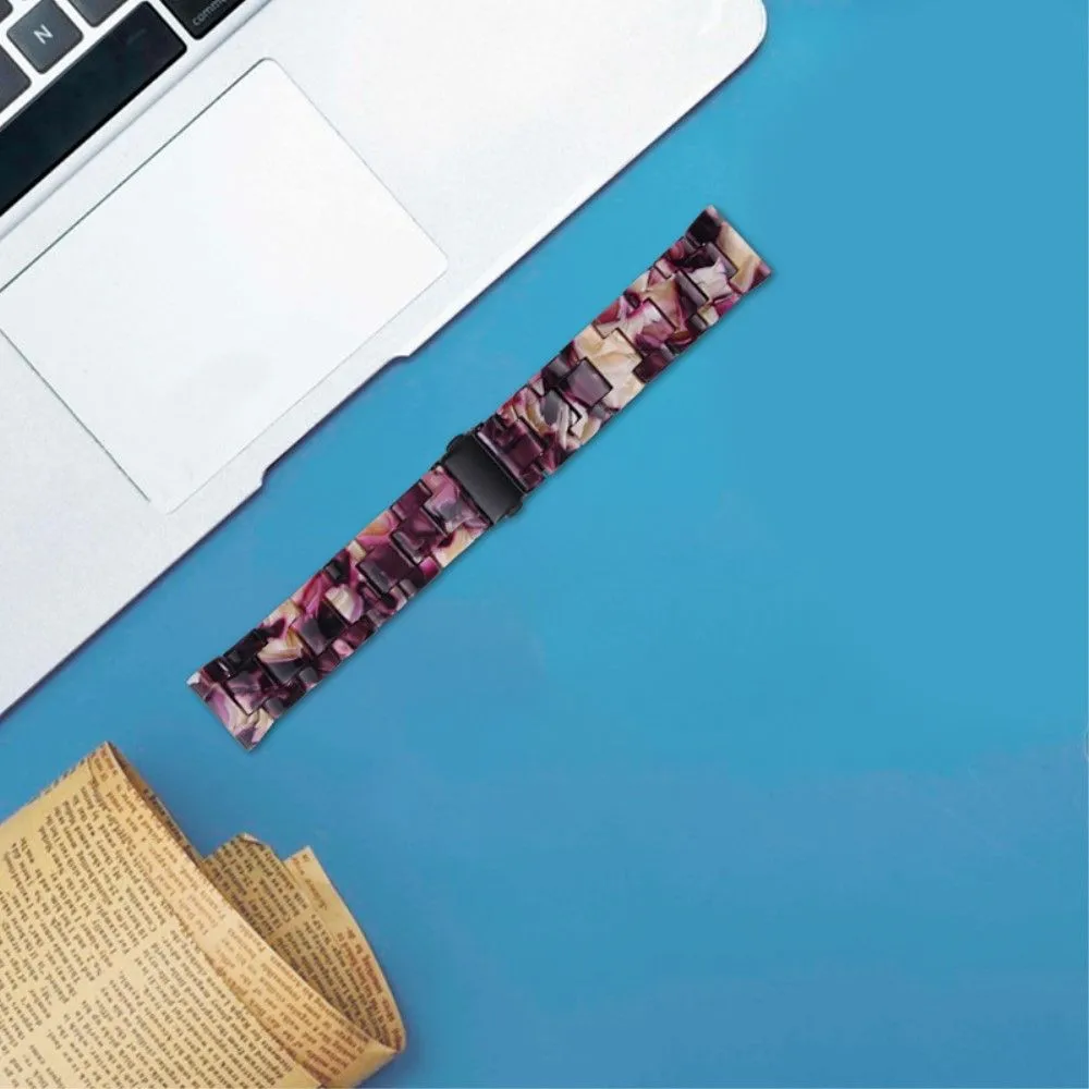Fitbit Versa 2 / Versa Lite quick release resin watch strap - Shiny Purple