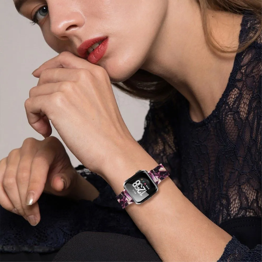 Fitbit Versa 2 / Versa Lite quick release resin watch strap - Shiny Purple
