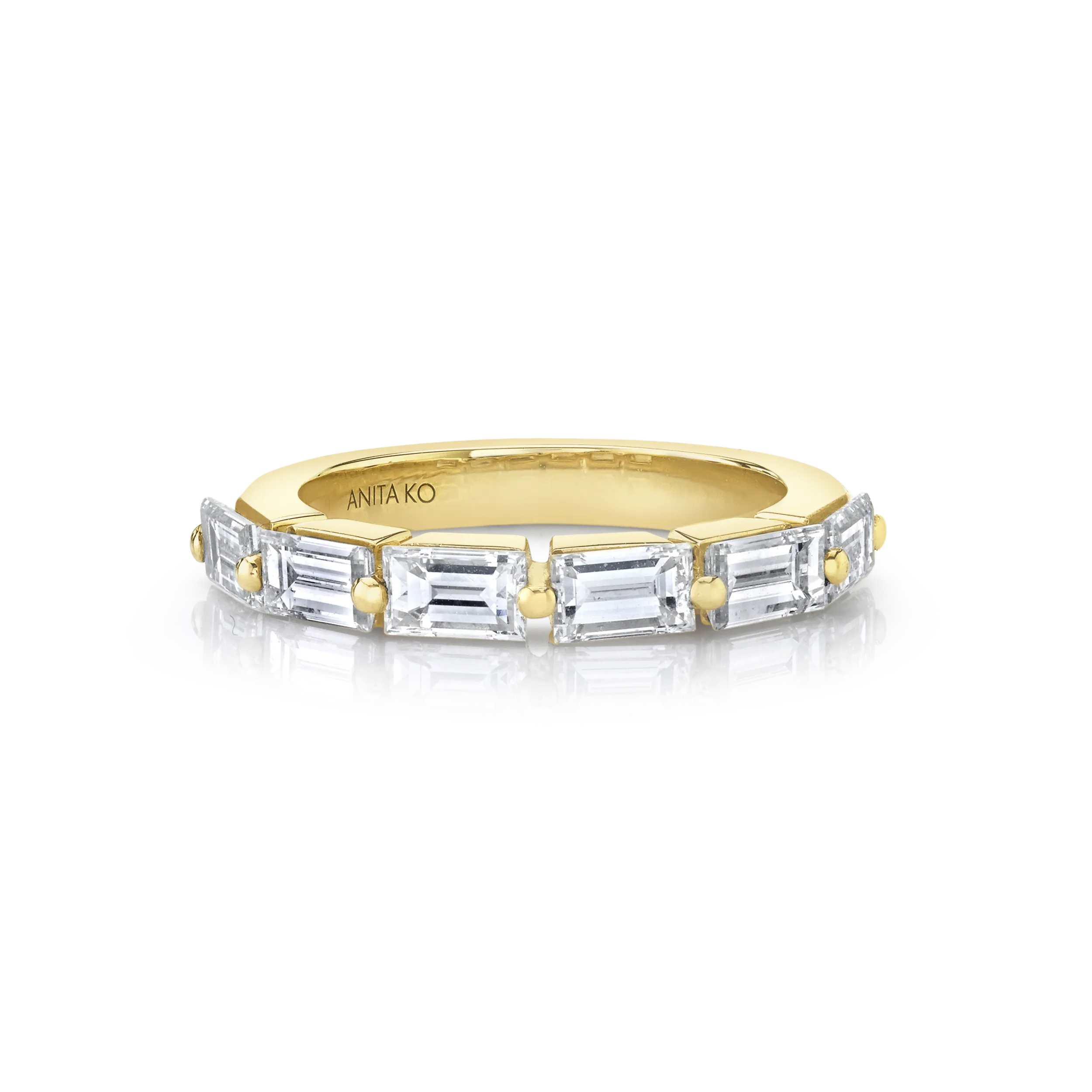 FLOATING BAGUETTE DIAMOND RING
