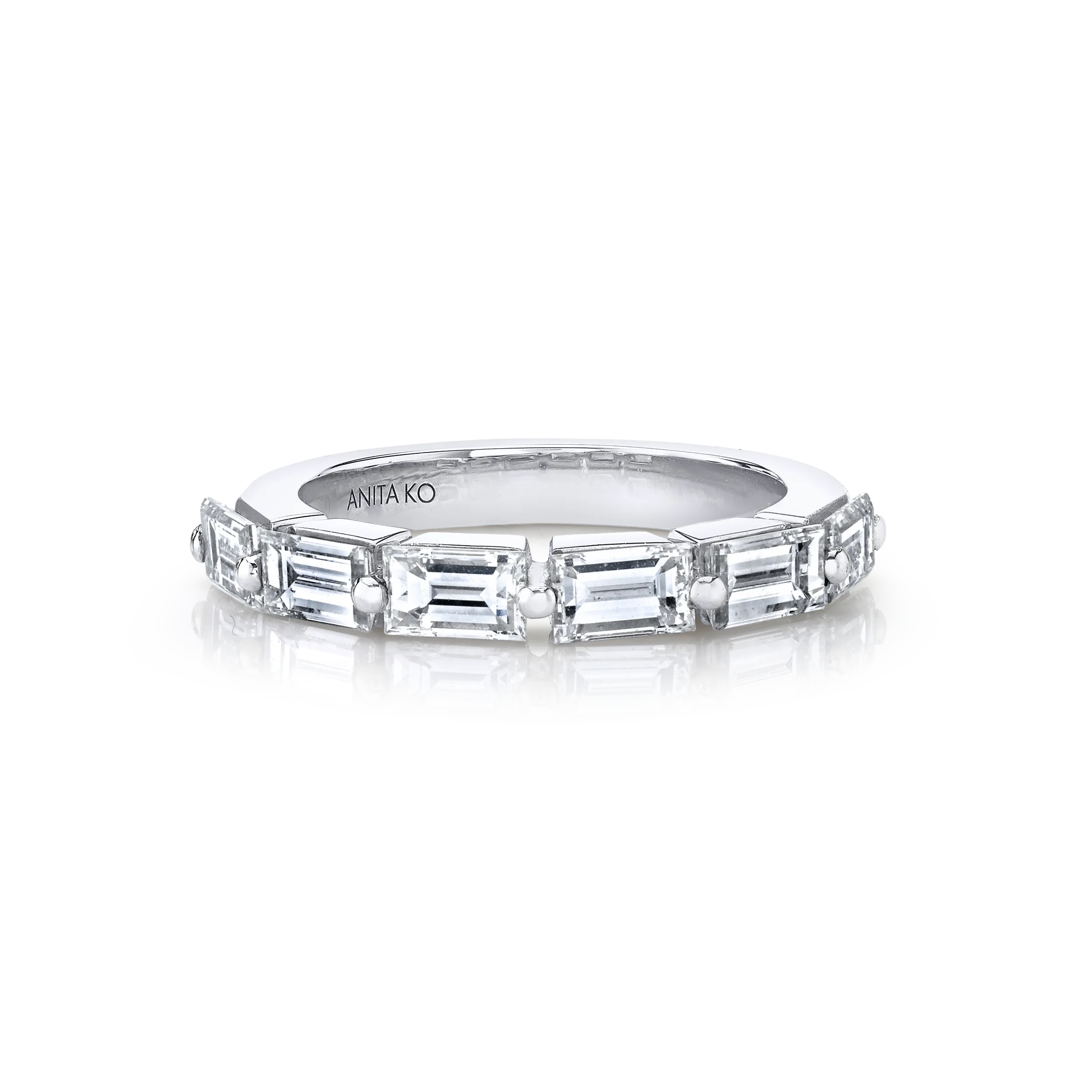 FLOATING BAGUETTE DIAMOND RING
