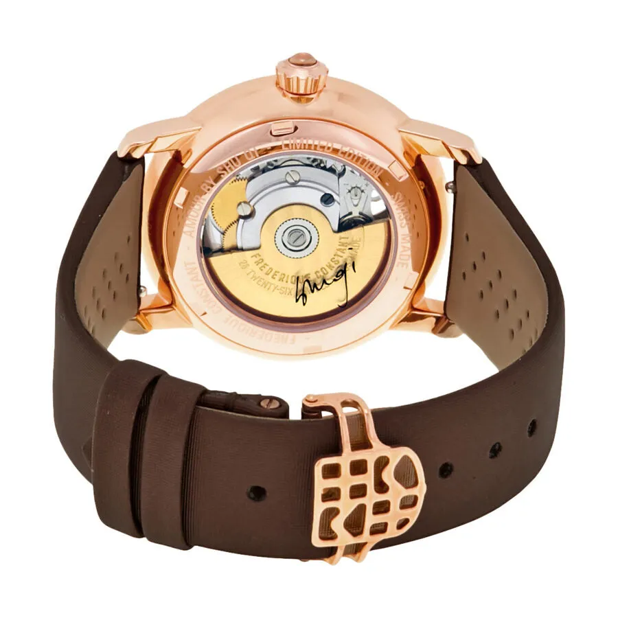 Frederique Constant Automatic Brown Dial Diamond Ladies Watch 310CSQ2P4 FC-310CSQ2P4
