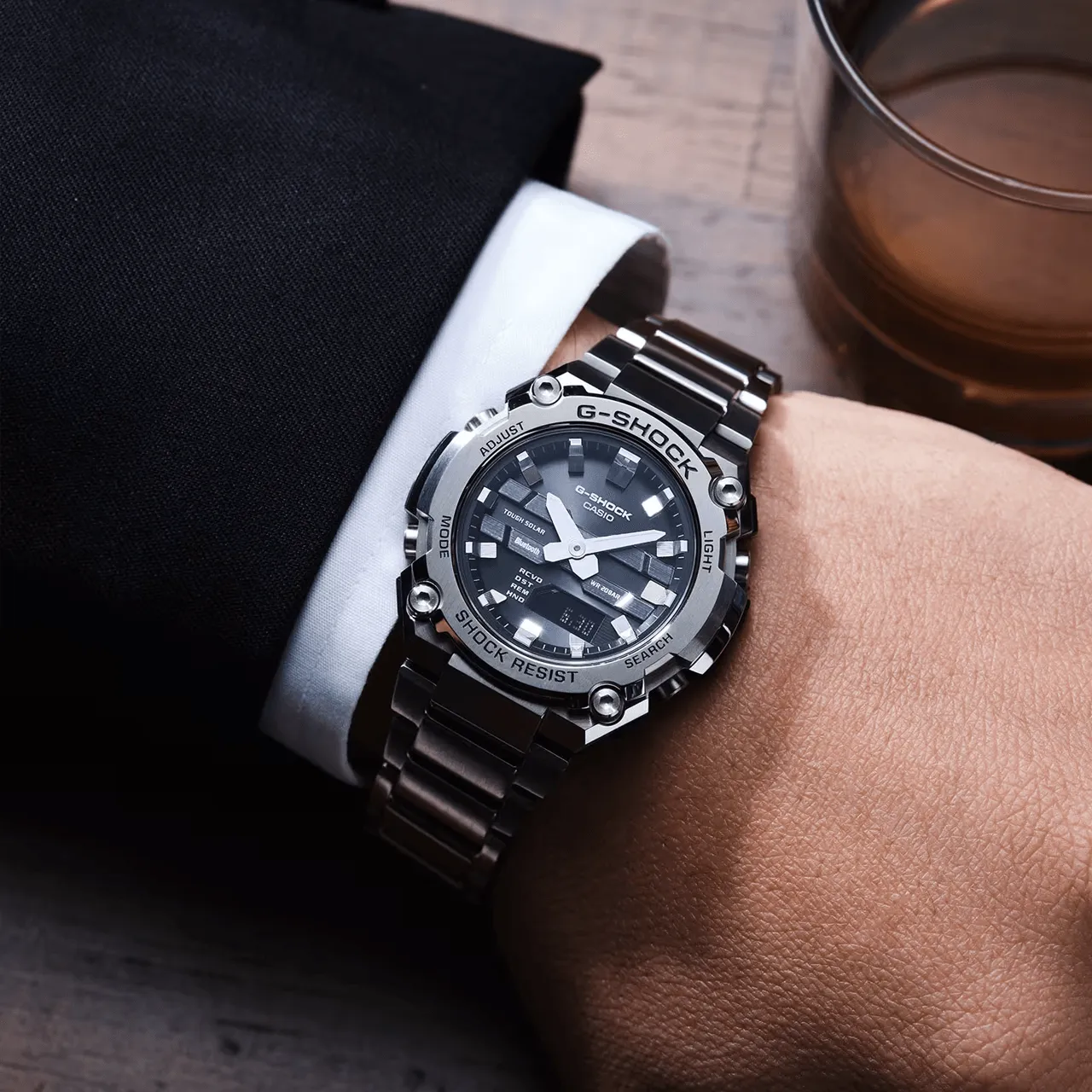 G-Shock GST-B600 Series - G-Steel Duo Solar Watch - GSTB600D-1ADR