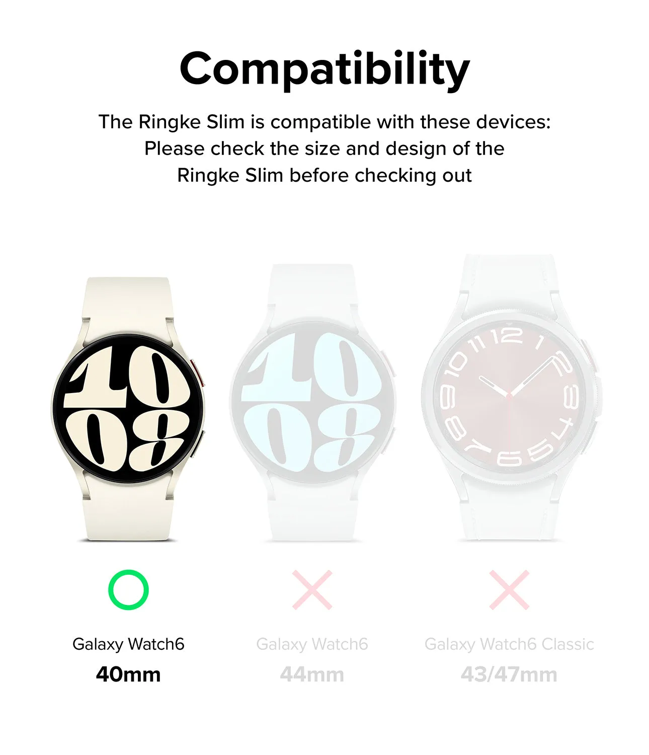 Galaxy Watch 6 40mm Case | Slim
