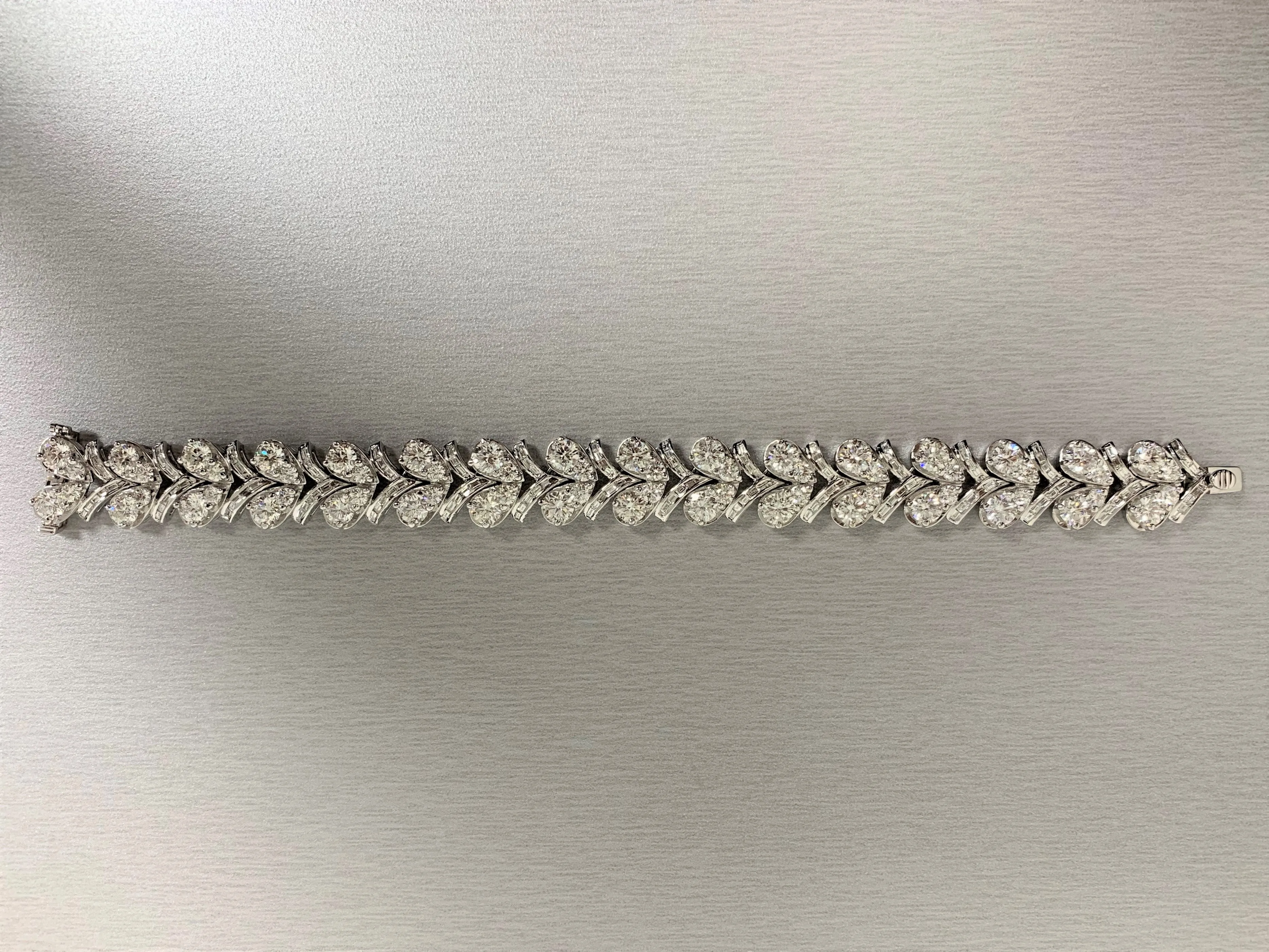 Grapevine Diamond Bracelet (16.81 ct Diamonds) in White Gold