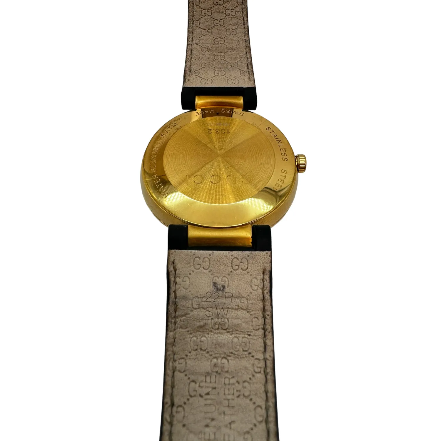 Gucci Interlocking Gold Tone Watch / YA133312