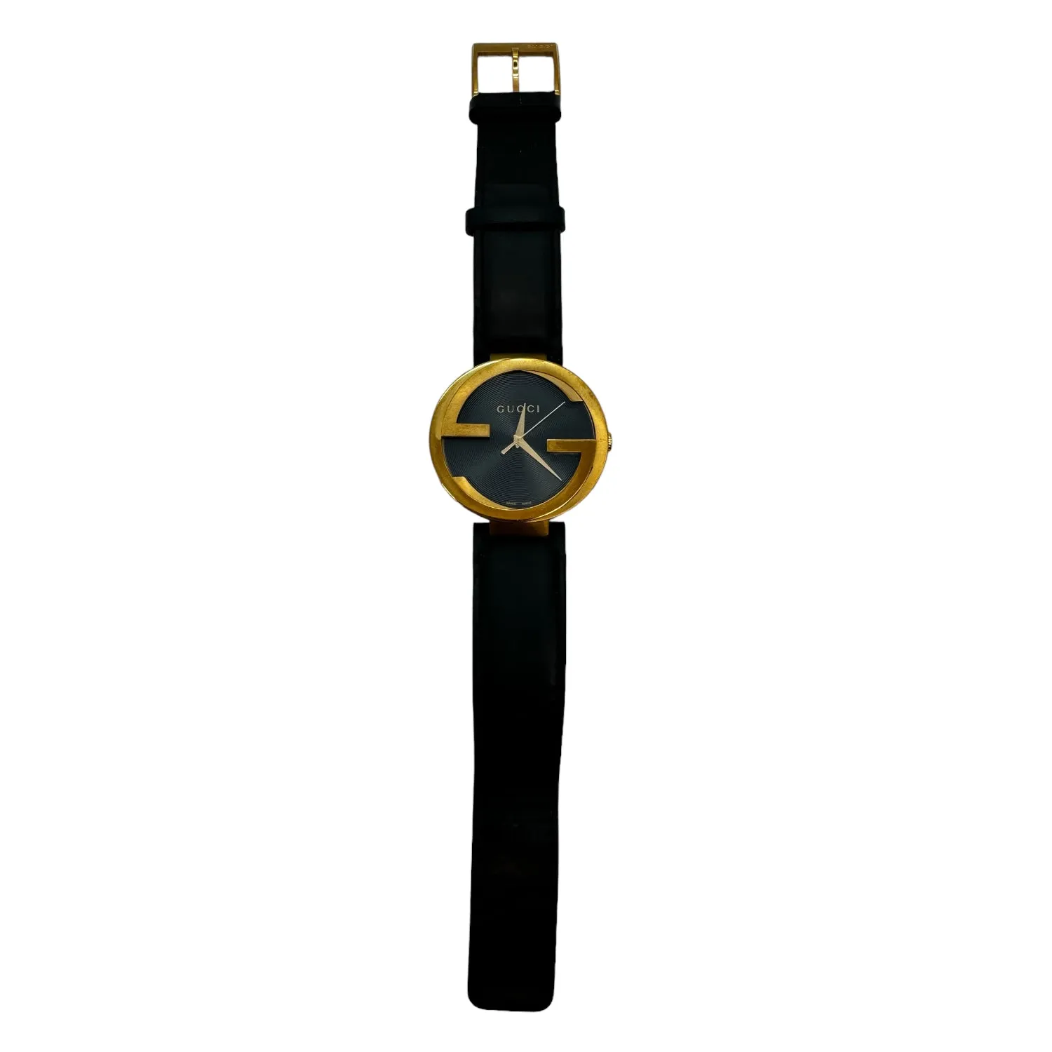 Gucci Interlocking Gold Tone Watch / YA133312