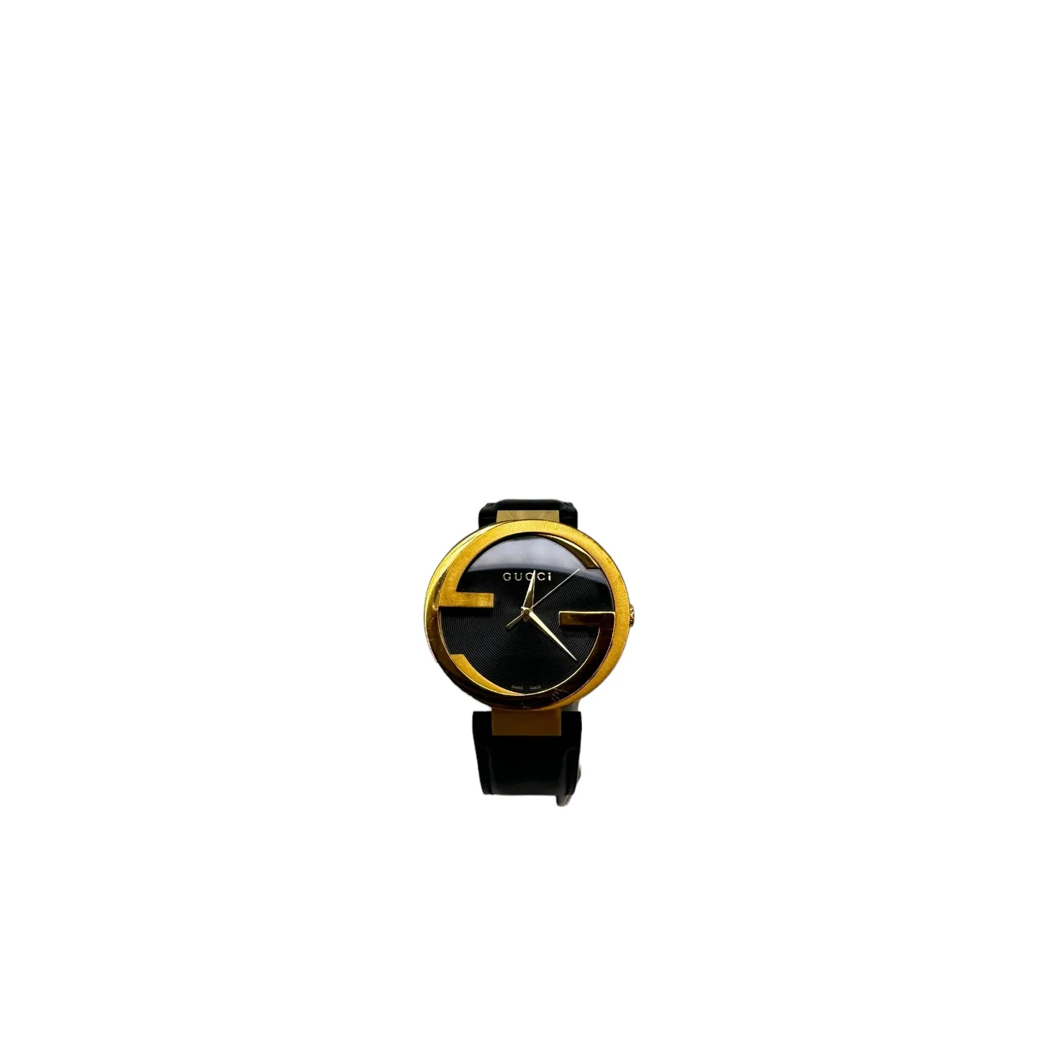Gucci Interlocking Gold Tone Watch / YA133312