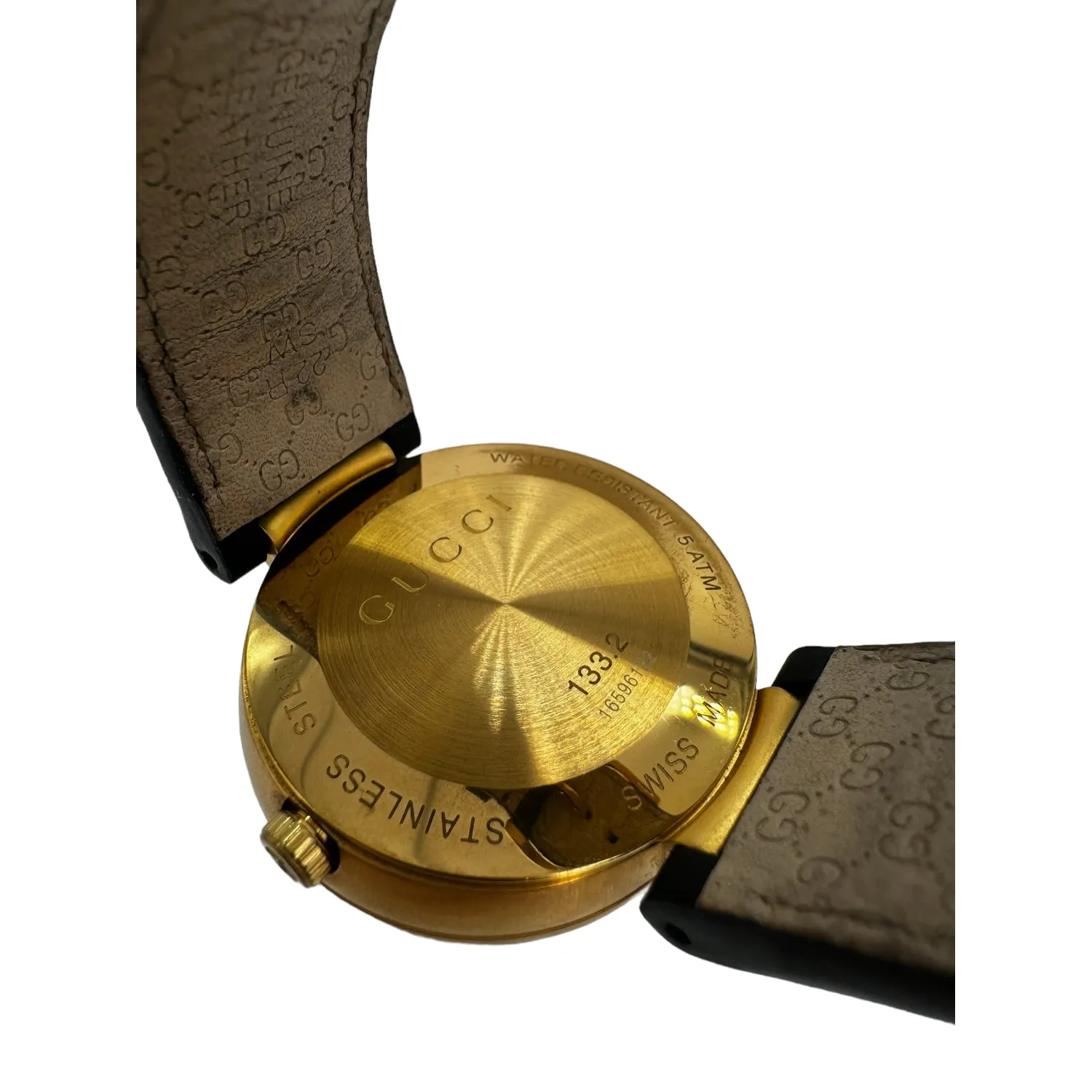 Gucci Interlocking Gold Tone Watch / YA133312