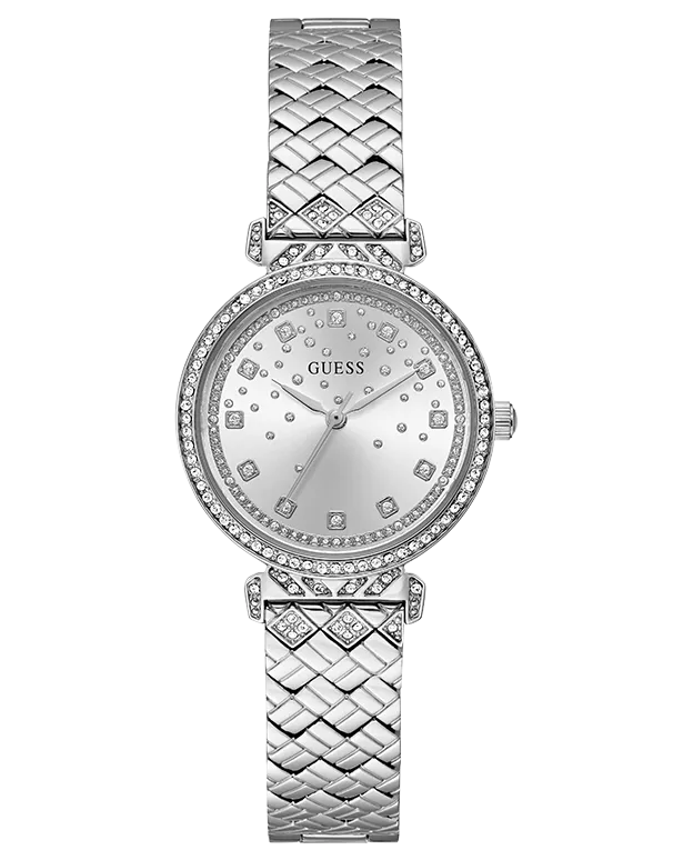 Guess - Enchantment Polished Silver Tone Watch - GW0763L1 - 788626