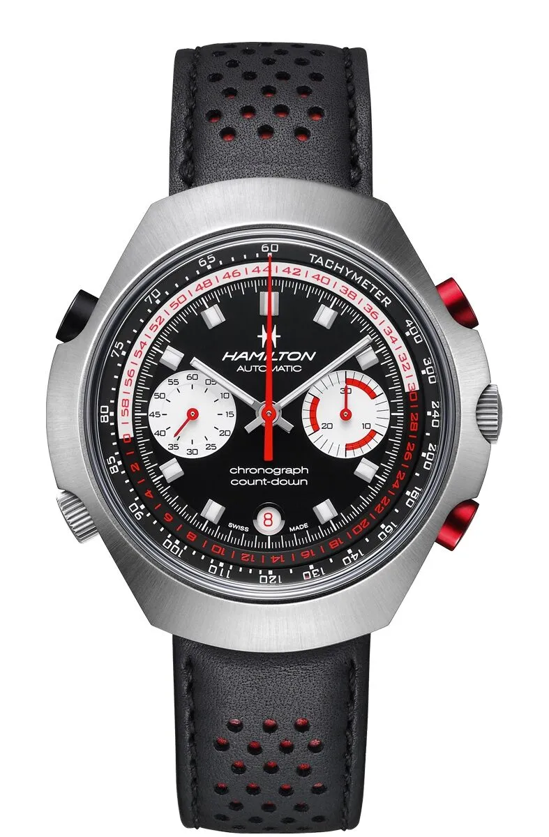 Hamilton Classic Chrono Matic Chronograph Automatic Black Dial Watch H51616731