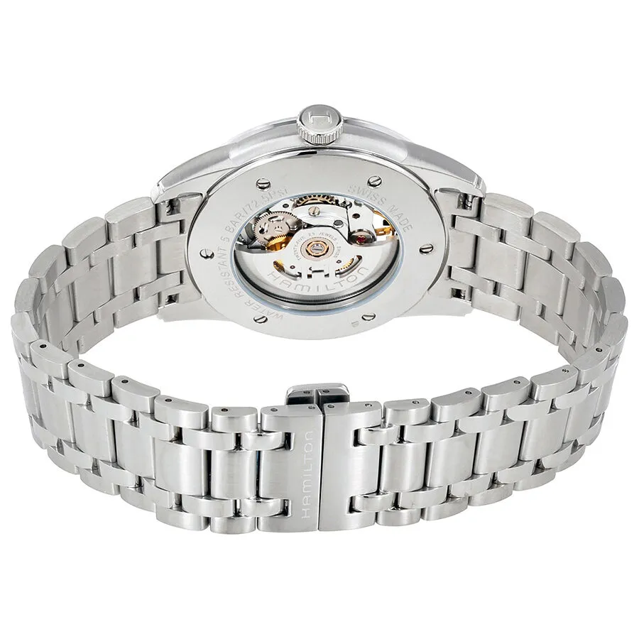 Hamilton Railroad Automatic Black Skeleton Dail Men's Watch H40655131