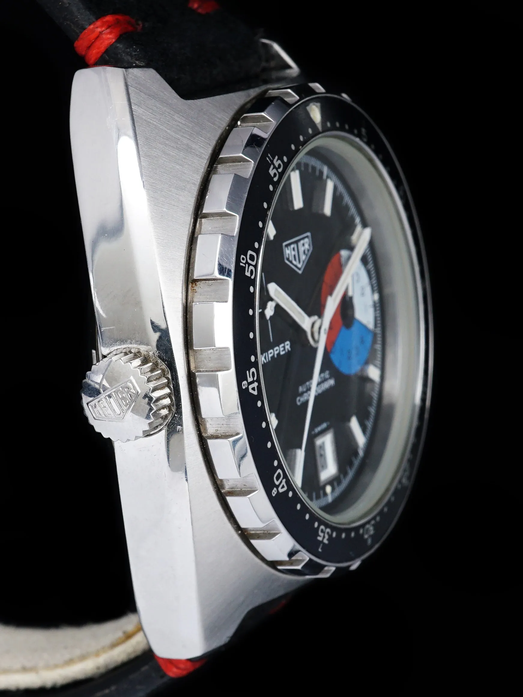 Heuer Autavia Skipper (Ref. 11063V) Black Dial