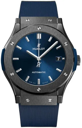 Hublot Classic Fusion 42mm Black Ceramic Man's Watch