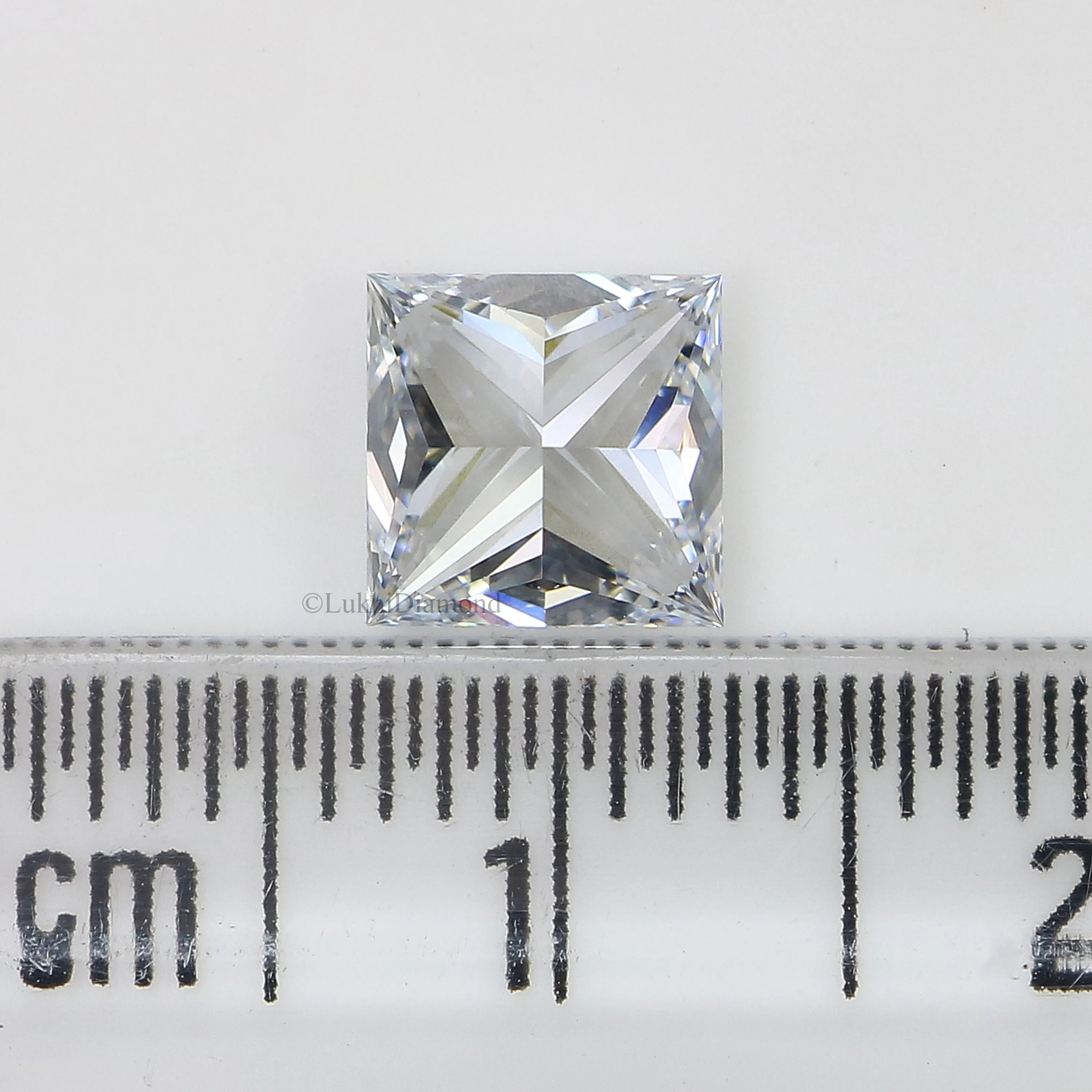IGI Certified 1 Ct, 1.5 Ct, 2 Ct, 2.5 Ct, 3 Ct Princess Brilliant Cut E/F Color VS Clarity Lab Grown Diamond Lab Created Loose Diamond Q159