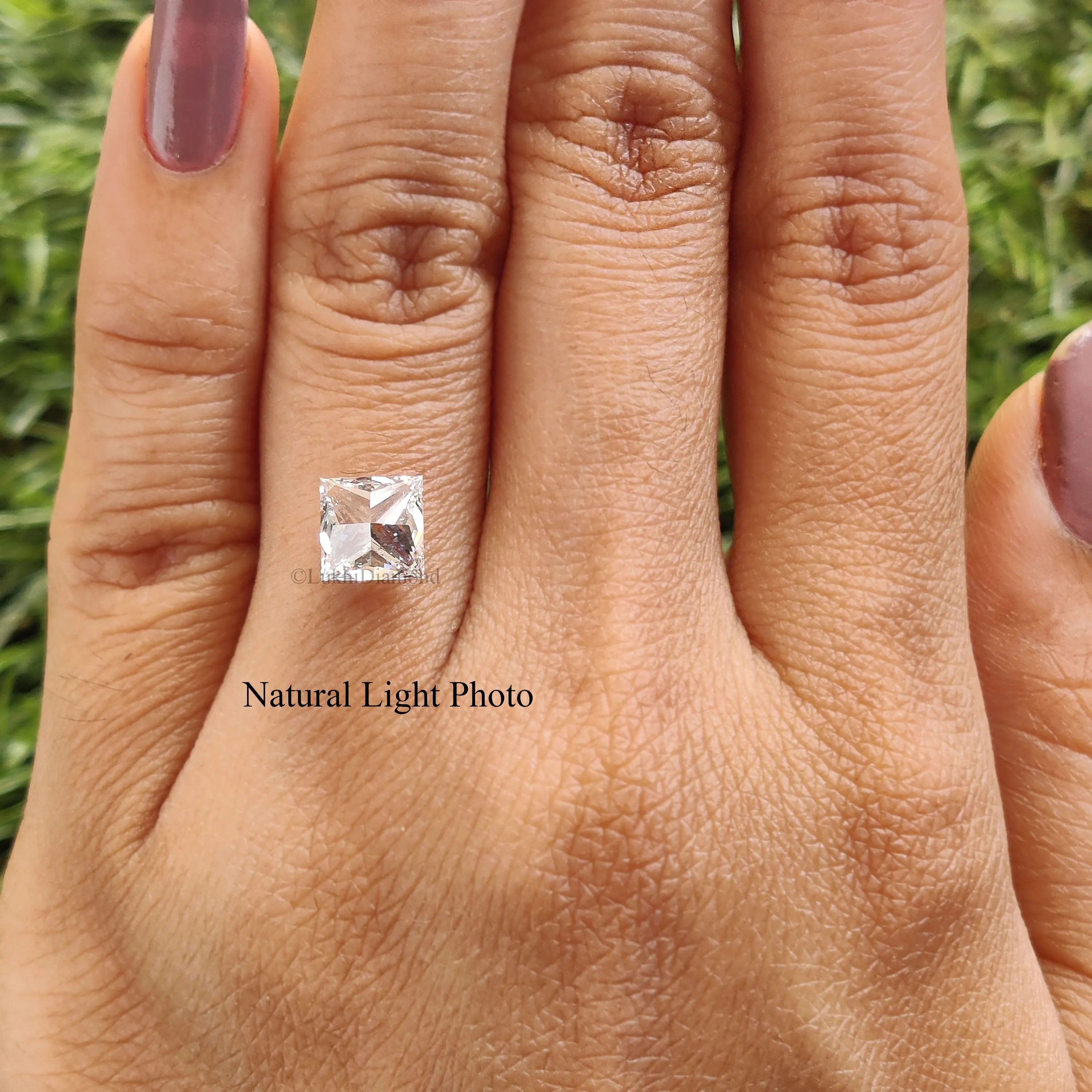 IGI Certified 1 Ct, 1.5 Ct, 2 Ct, 2.5 Ct, 3 Ct Princess Brilliant Cut E/F Color VS Clarity Lab Grown Diamond Lab Created Loose Diamond Q159