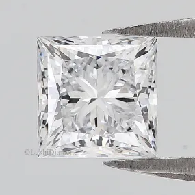 IGI Certified 1 Ct, 1.5 Ct, 2 Ct, 2.5 Ct, 3 Ct Princess Brilliant Cut E/F Color VS Clarity Lab Grown Diamond Lab Created Loose Diamond Q159