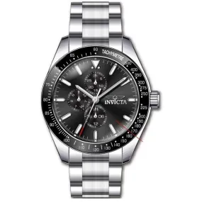 Invicta Aviator Men's Multifunction Black Dial Watch