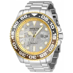 Invicta Men's Automatic Watch - Reserve Silver and Gold Dial Steel Bracelet | 34202