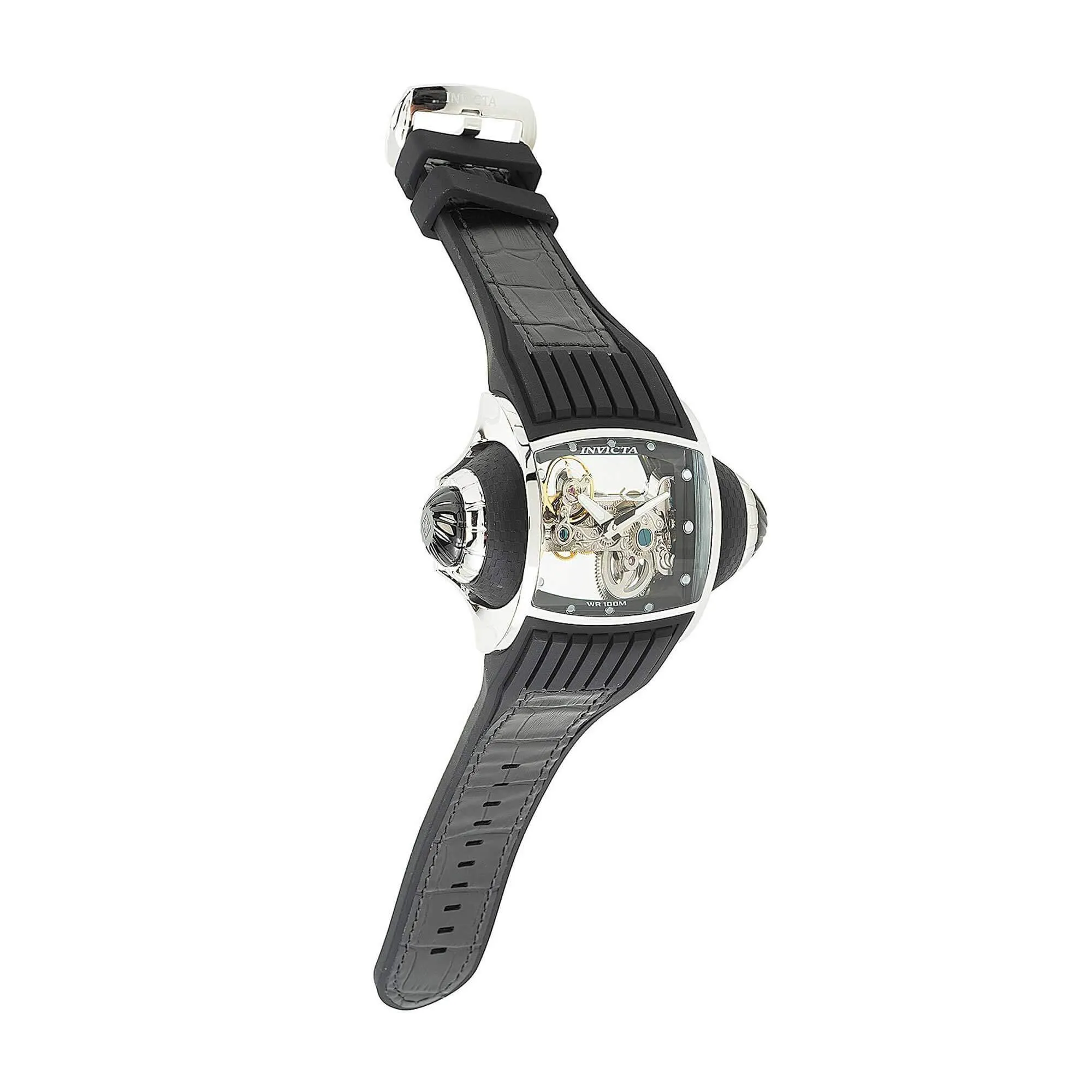 Invicta Men's Automatic Watch - Vintage Two Tone Silver Tone and Black Case | 35271