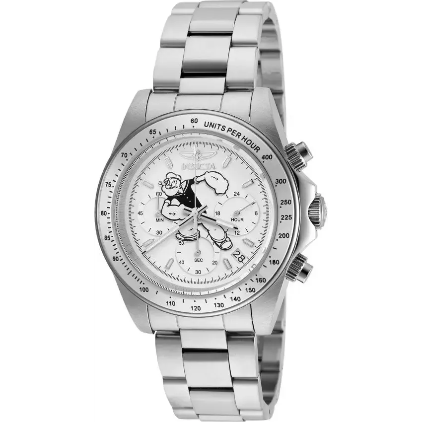 Invicta Men's Character Quartz Multifunction White Dial Watch  24481