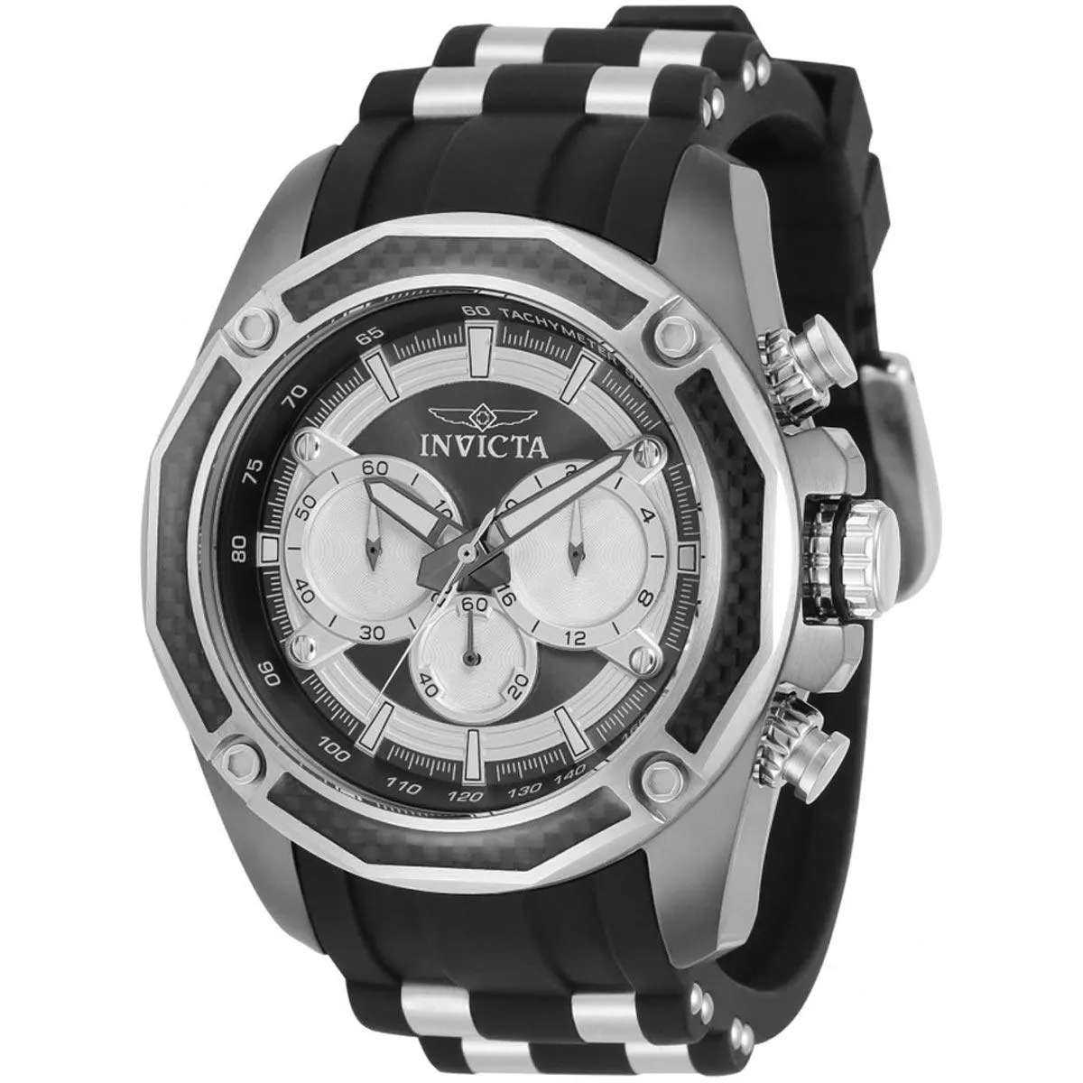 Invicta Men's Chronograph Watch - Pro Diver Charcoal and Silver Tone Dial | 30651