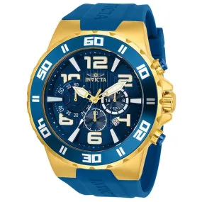 Invicta Men's Pro Diver Quartz Multifunction Blue Dial Watch 24670