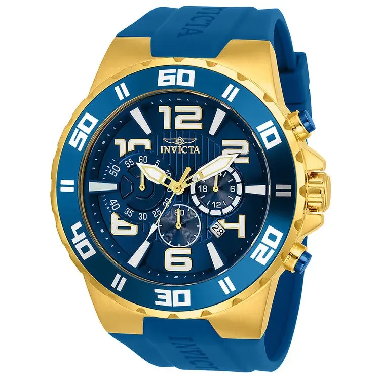 Invicta Men's Pro Diver Quartz Multifunction Blue Dial Watch 24670