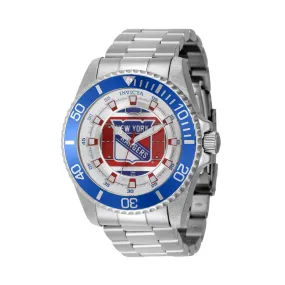 Invicta Men's Quartz Watch - NHL New York Rangers Stainless Steel Bracelet | 42247