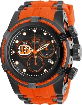 Invicta NFL Cincinnati Bengals Chronograph Quartz Black Dial Men's Watch 30229