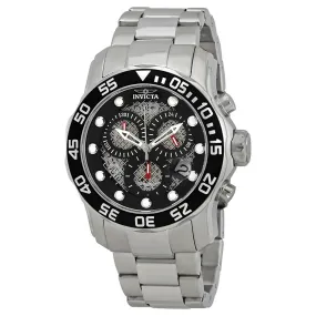 Invicta Pro Diver Chronograph Black Dial Men's Watch 19836