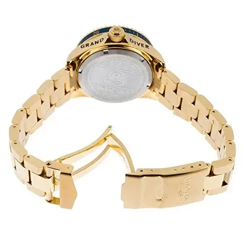Invicta Women's Pro Diver 300m Quartz Gold Plated Stainless Steel Watch 19820