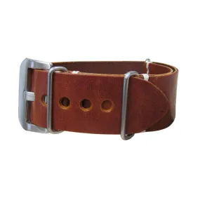 Italian Leather | Red Oak | One-Piece | Brushed Hardware