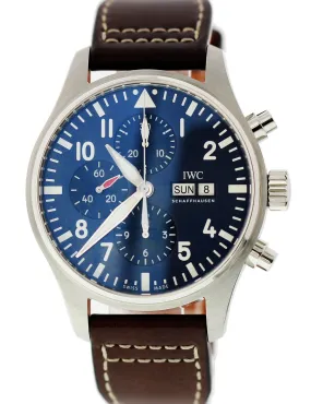 IWC Big Pilot Le Petit Prince Chronograph IW377714 Box And Papers