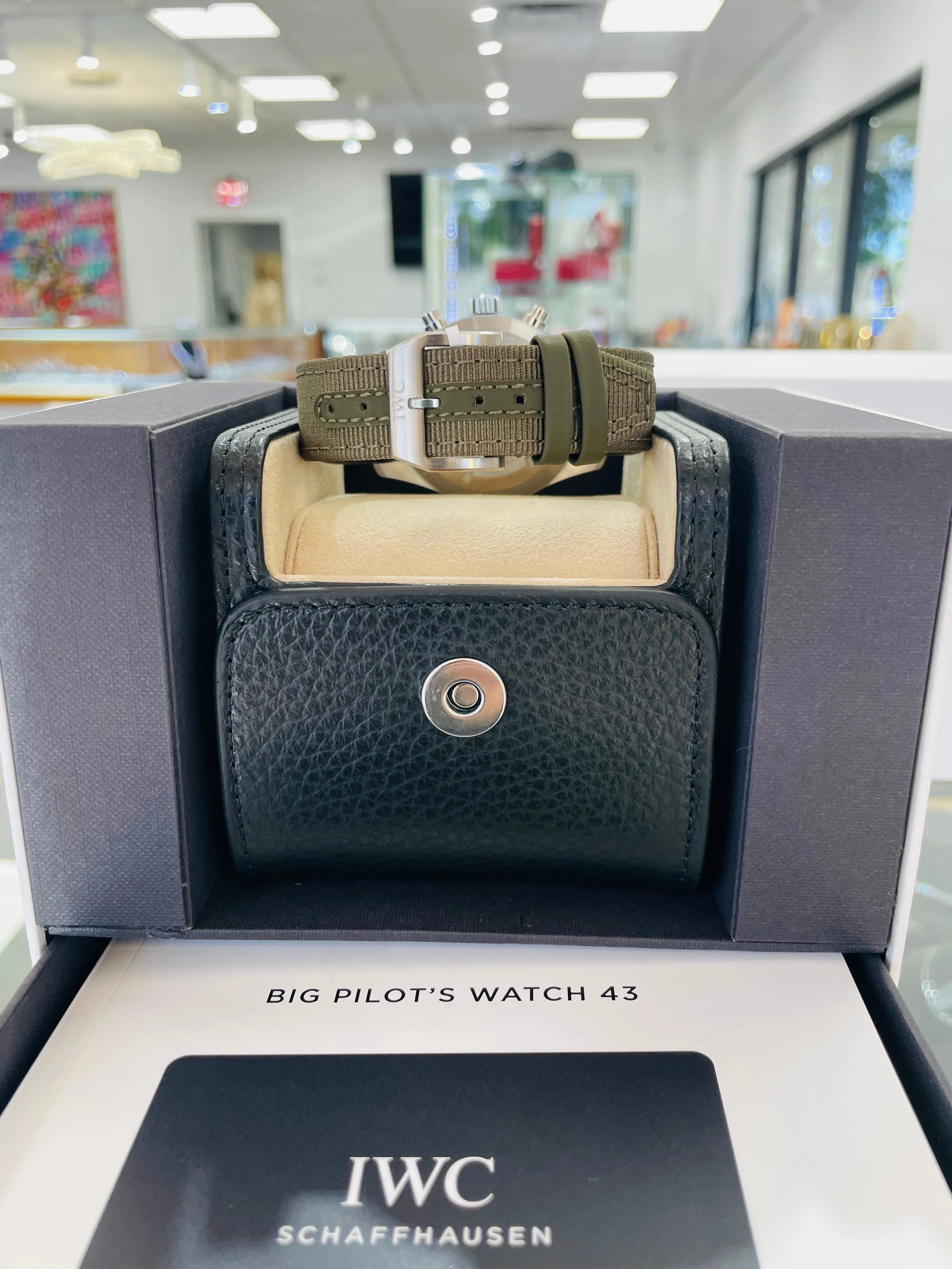 IWC Pilot Spitfire Chronograph IW387901 Unworn Box and Papers