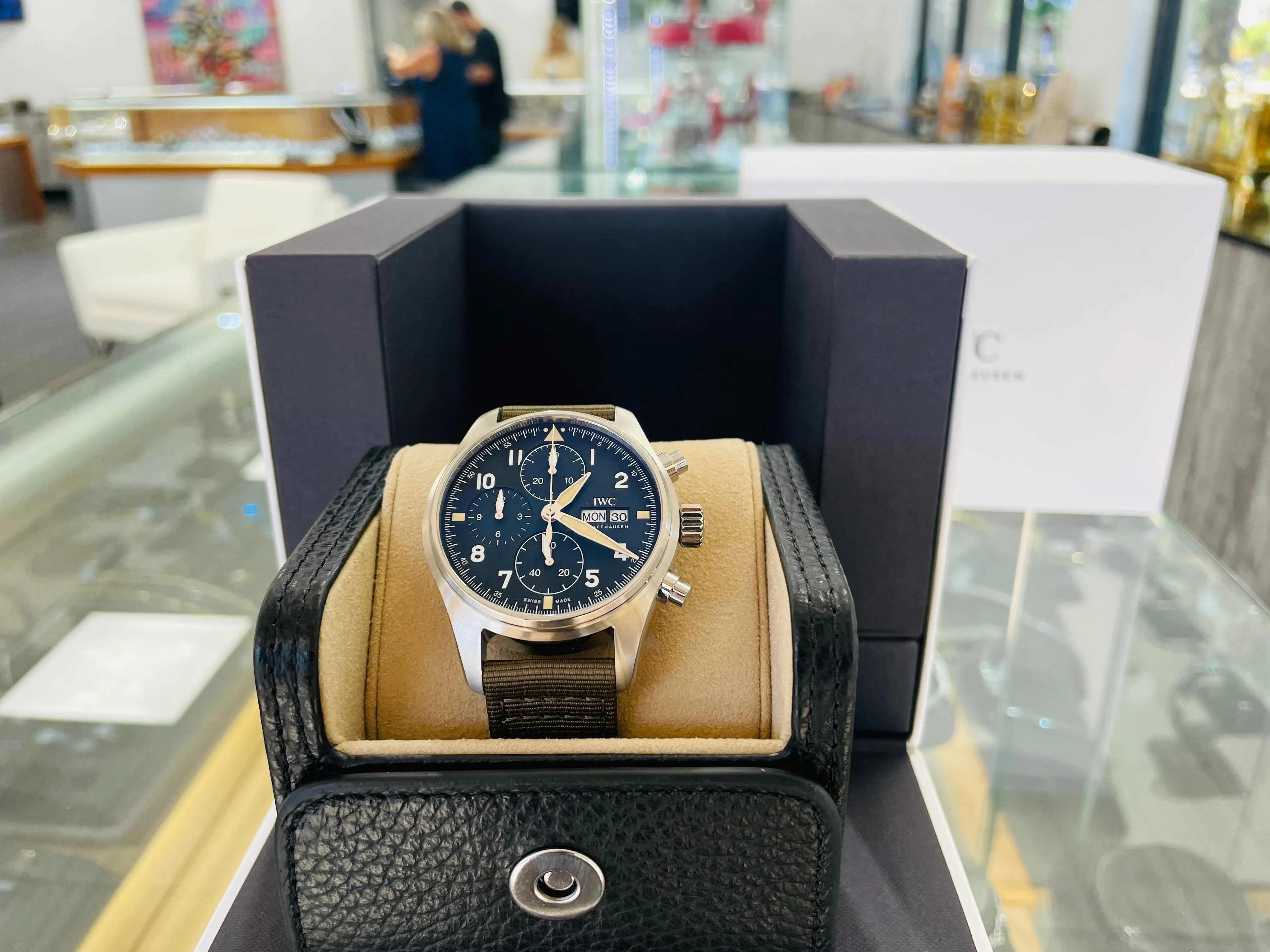 IWC Pilot Spitfire Chronograph IW387901 Unworn Box and Papers