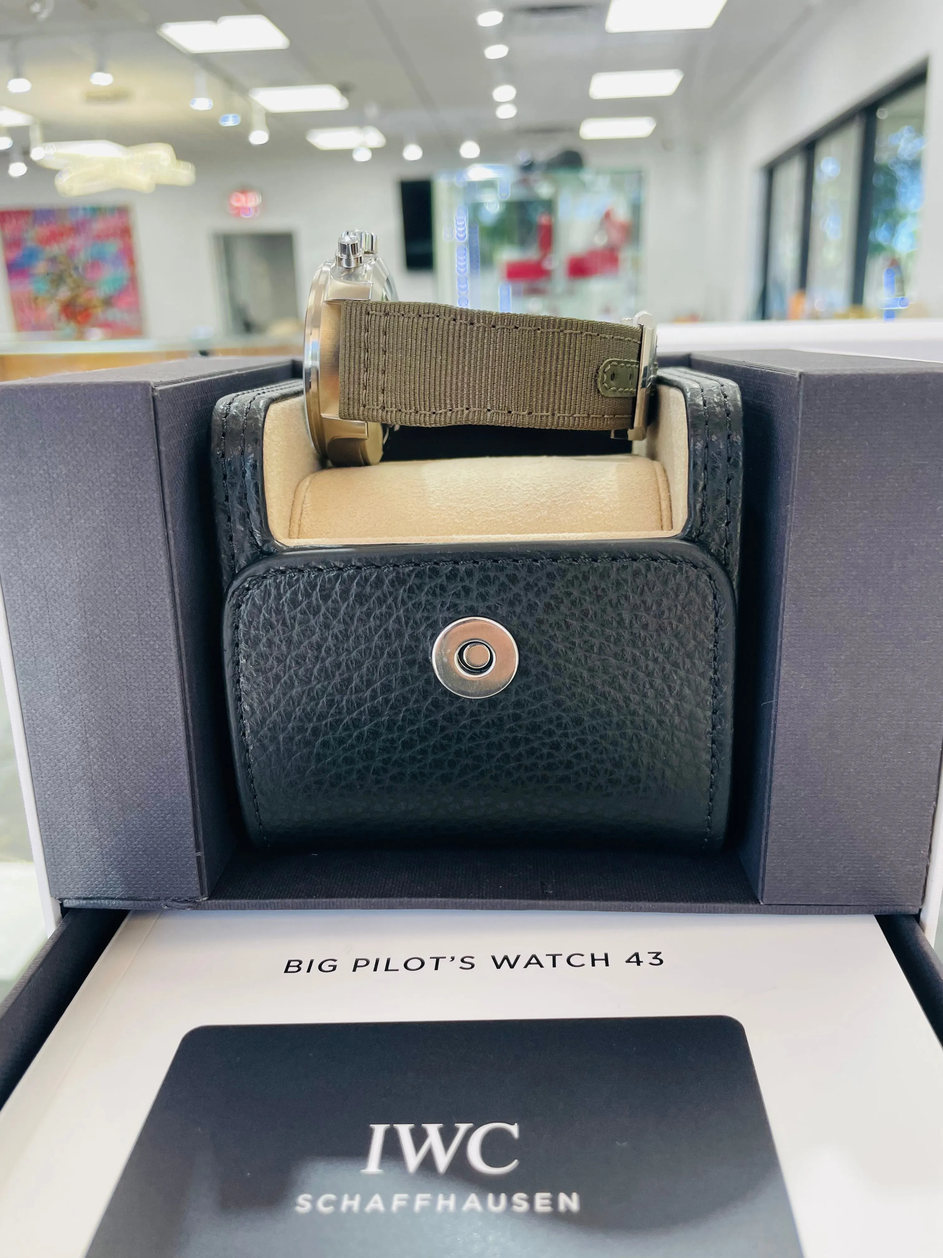 IWC Pilot Spitfire Chronograph IW387901 Unworn Box and Papers