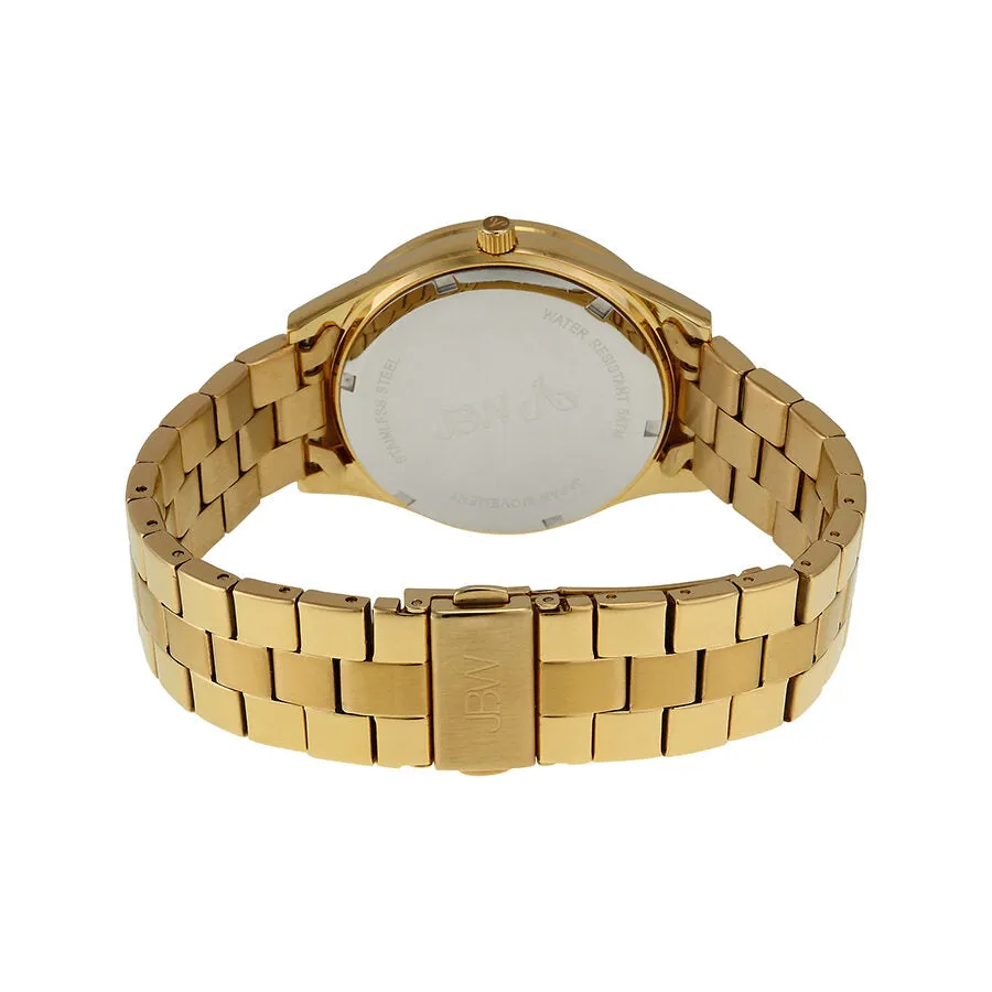 JBW Mondrian Gold Diamond Dial 18kt Gold Plated Stainless Steel Ladies Watch J6303B