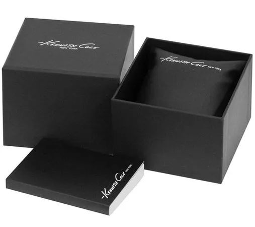 Kenneth Cole Womens Quartz Watch with Leather Strap 10008056
