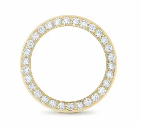 LADIES 1.65CT DIAMOND BEZEL FOR 26MM DATEJUST, PRESIDENT ROLEX WATCH YELLOW
