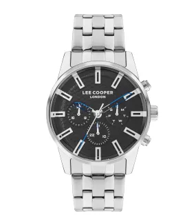 Lee Cooper - LC07879.350 - Men's Super Metal Silver Multifunction Watch