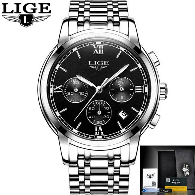 LIGE New Chic Mens Watches