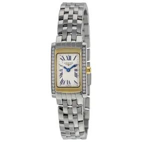 Longines Dolce Vita Silver Dial Diamond Stainless Steel Ladies Watch L51585786 L5.158.5.78.6