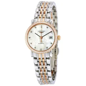 Longines Elegant Collection Automatic Diamond Ladies Watch L4.309.5.88.7