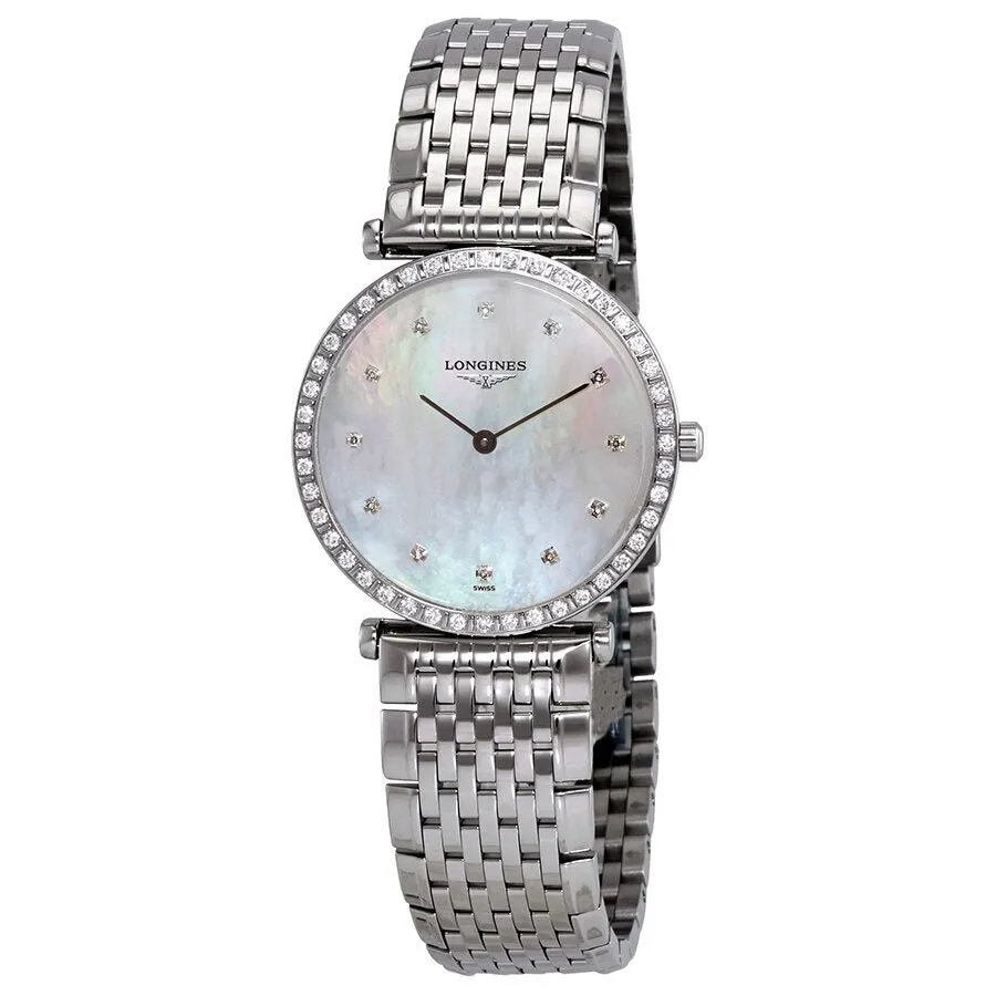 Longines La Grande Classique White Mother of Pearl Dial Ladies Watch L4.523.0.87.6