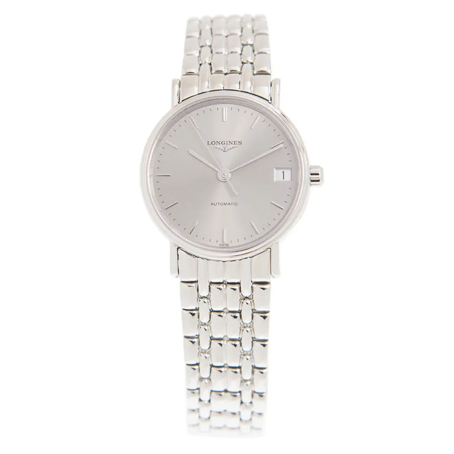 Longines Presence Grey Dial Ladies Watch L4.322.4.72.6