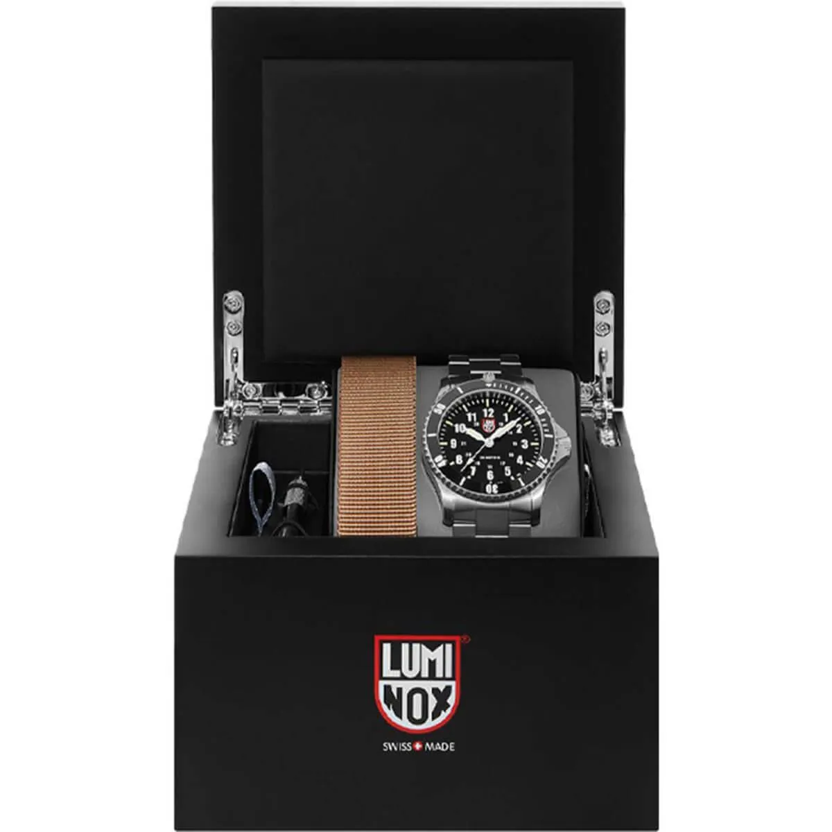 Luminox Men's Quartz Watch - Sport Timer 30th Anniversary Dark Brown Strap Dive | 0901.SET