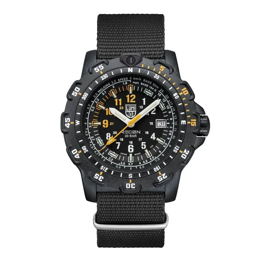 Luminox Recon Point Man 8820 Series Watch 45mm Black XL.8825.H.SET
